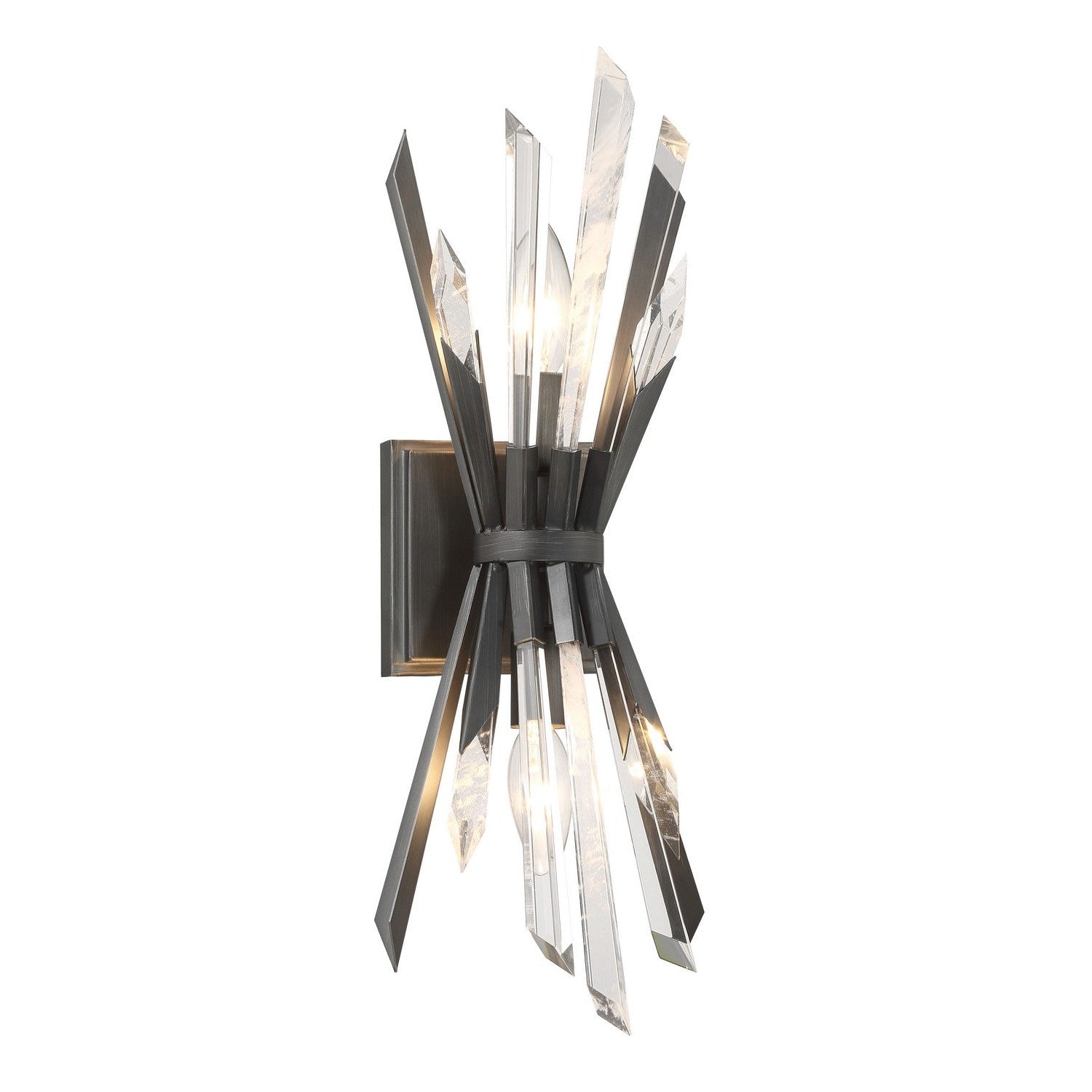 Metropolitan - N1942-766 - Two Light Wall Sconce - Elsa - Midnight Graphite