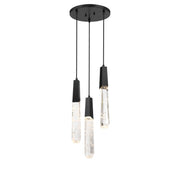 George Kovacs - P1284-66A-L - LED Pendant - Drifting Droplets - Coal