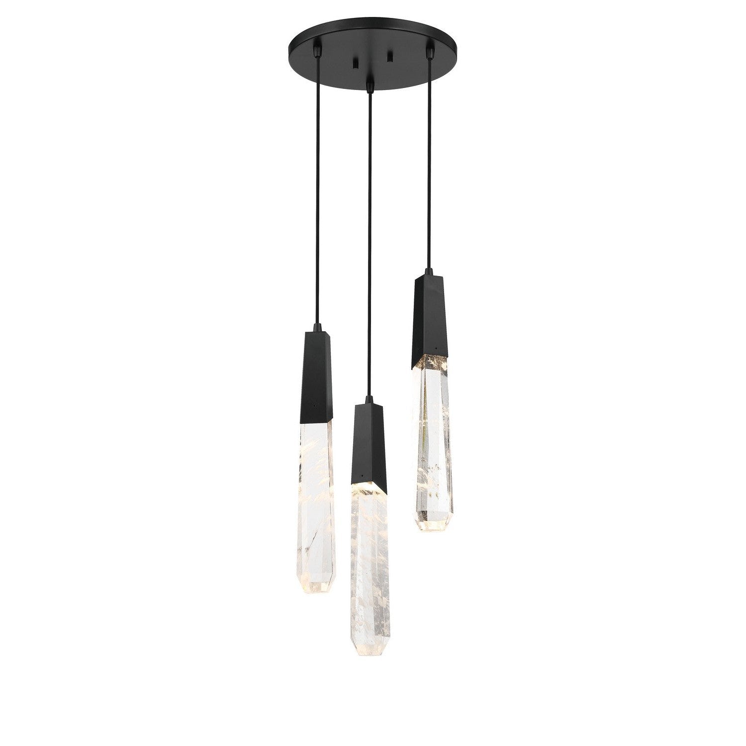 George Kovacs - P1284-66A-L - LED Pendant - Drifting Droplets - Coal