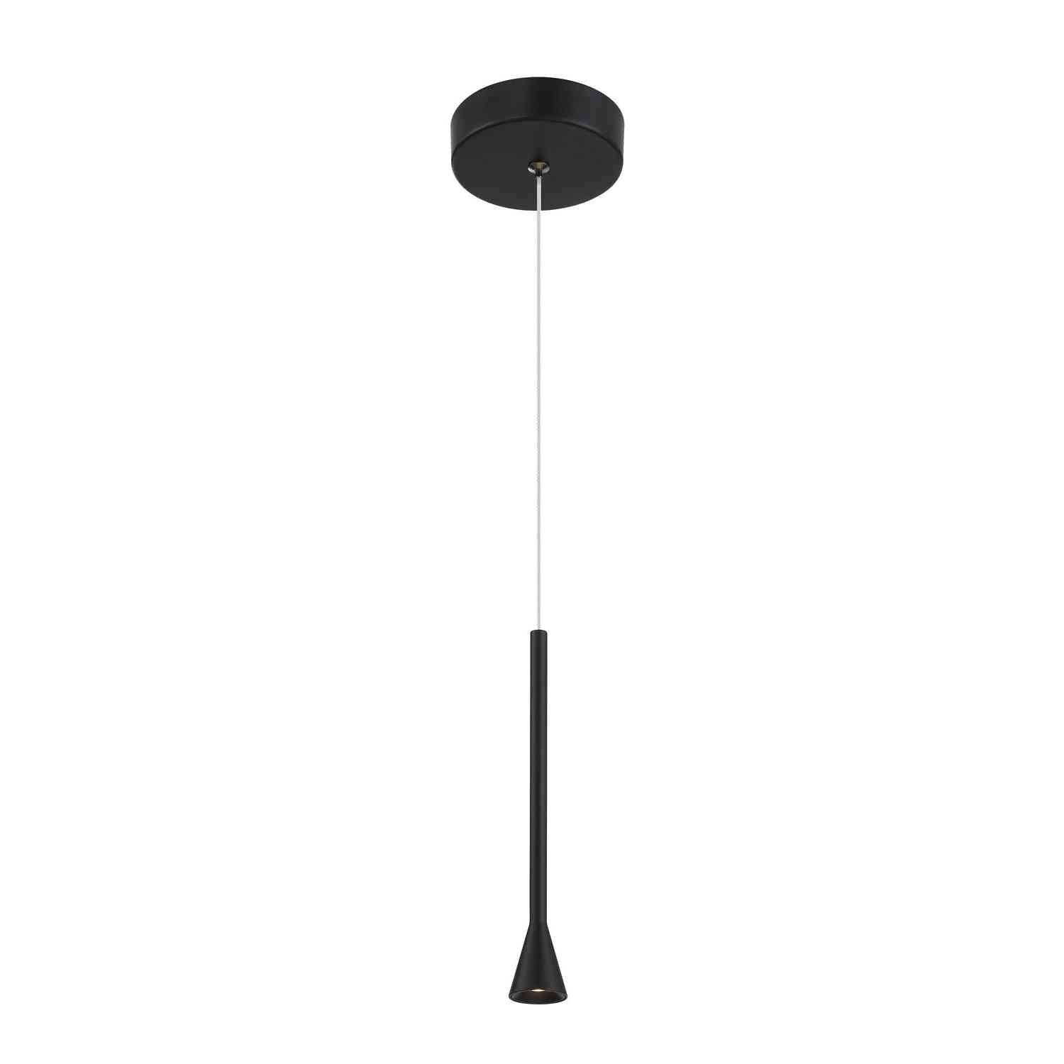 George Kovacs - P1456-66A-L - LED Mini Pendant - Piccolo - Coal