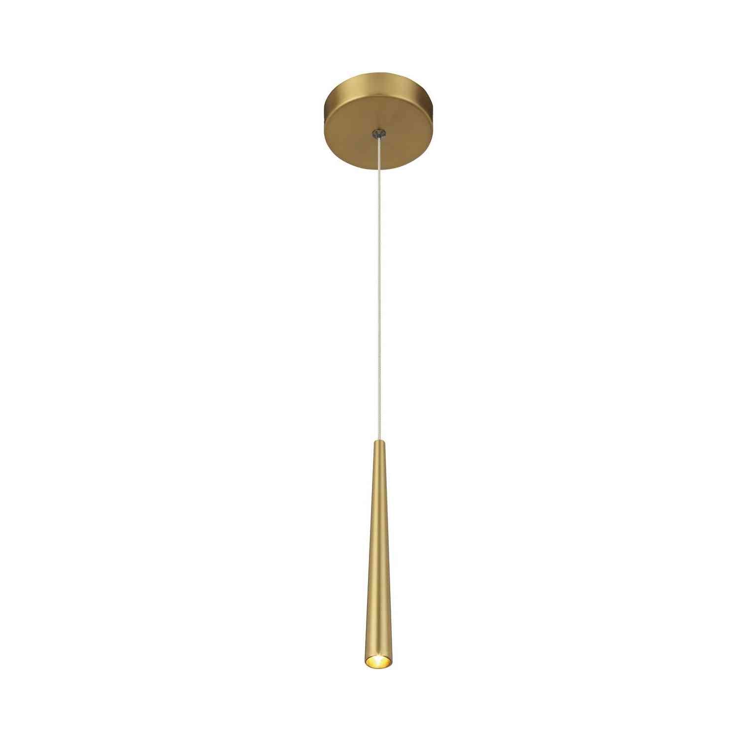 George Kovacs - P1458-695-L - LED Mini Pendant - Stretch - Soft Rass