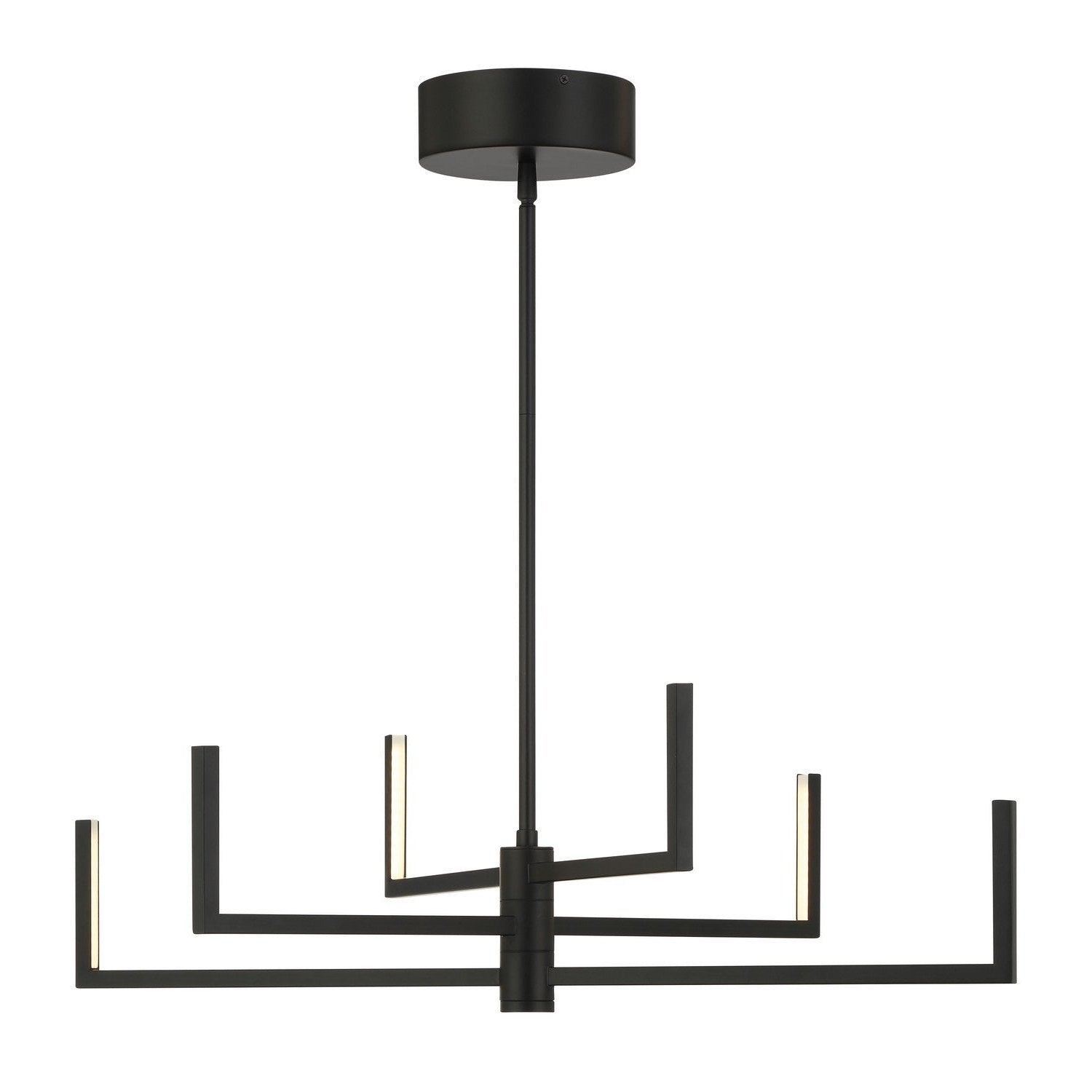 George Kovacs - P1476-66A-L - LED Chandelier - Arrticular - Coal