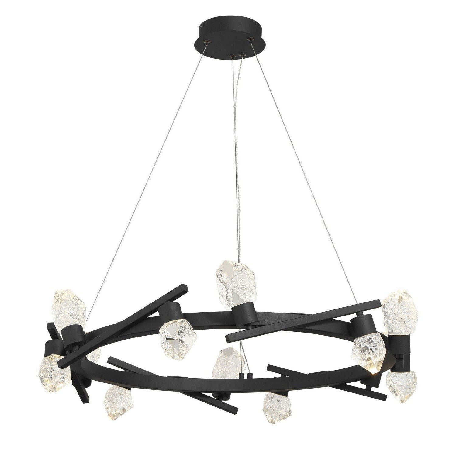 George Kovacs - P1537-066-L - LED Chandelier - Kosmyc - Sand Coal