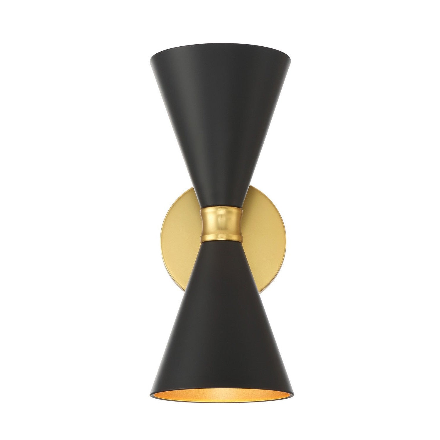 George Kovacs - P1827-248 - Two Light Wall Sconce - Conic - Honey Gold