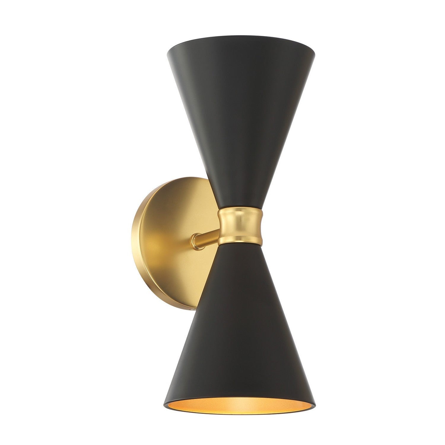 George Kovacs - P1827-248 - Two Light Wall Sconce - Conic - Honey Gold