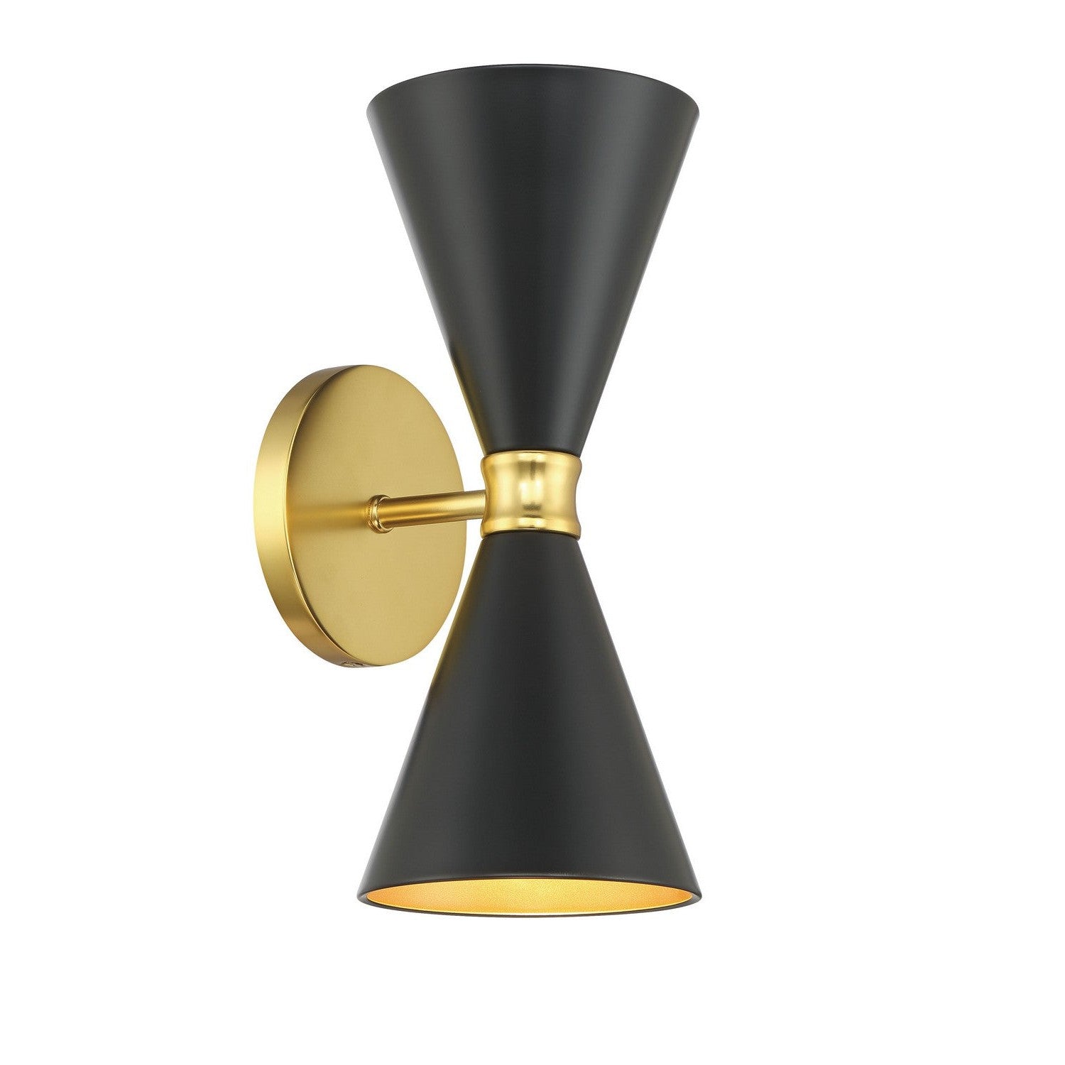 George Kovacs - P1827-248 - Two Light Wall Sconce - Conic - Honey Gold