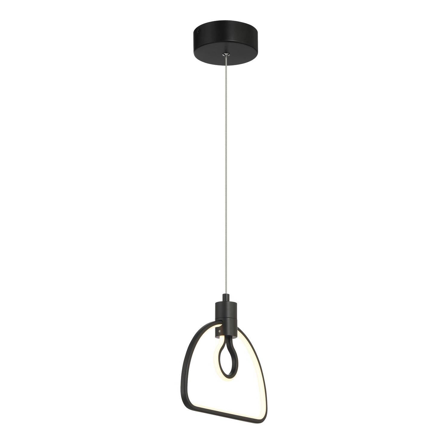 George Kovacs - P1903-66A-L - LED Pendant - Edison'S Outline - Coal
