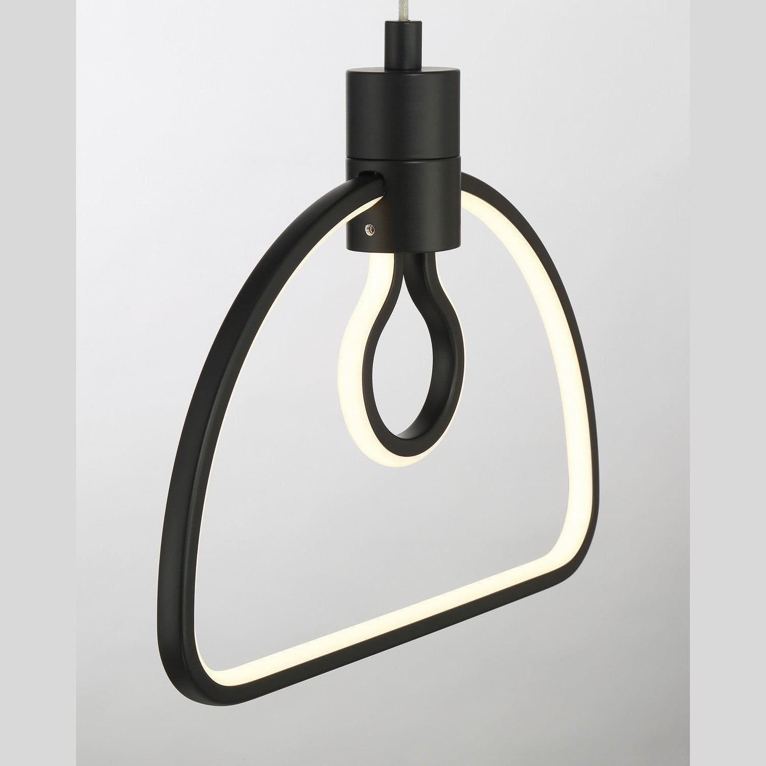 George Kovacs - P1903-66A-L - LED Pendant - Edison'S Outline - Coal