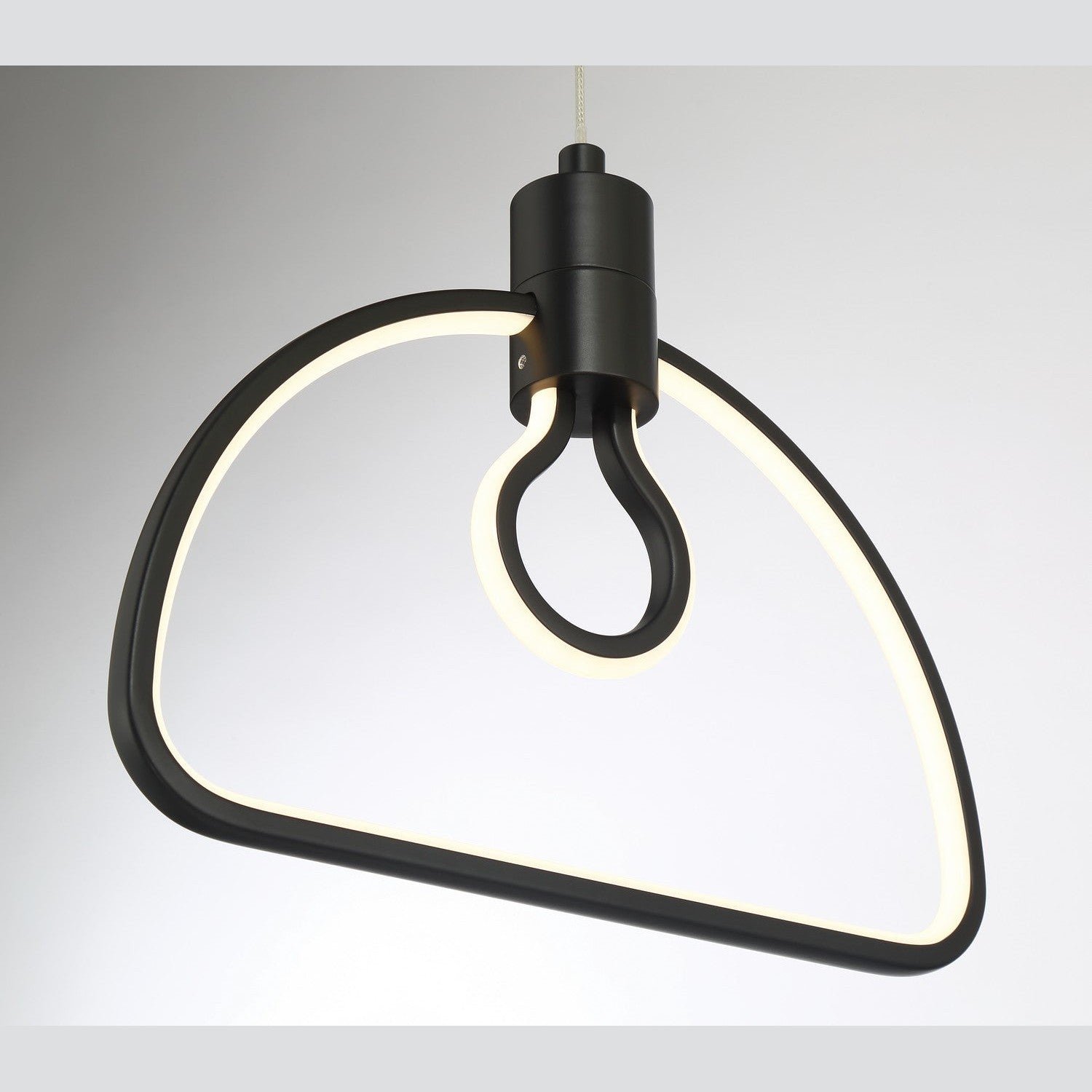 George Kovacs - P1903-66A-L - LED Pendant - Edison'S Outline - Coal