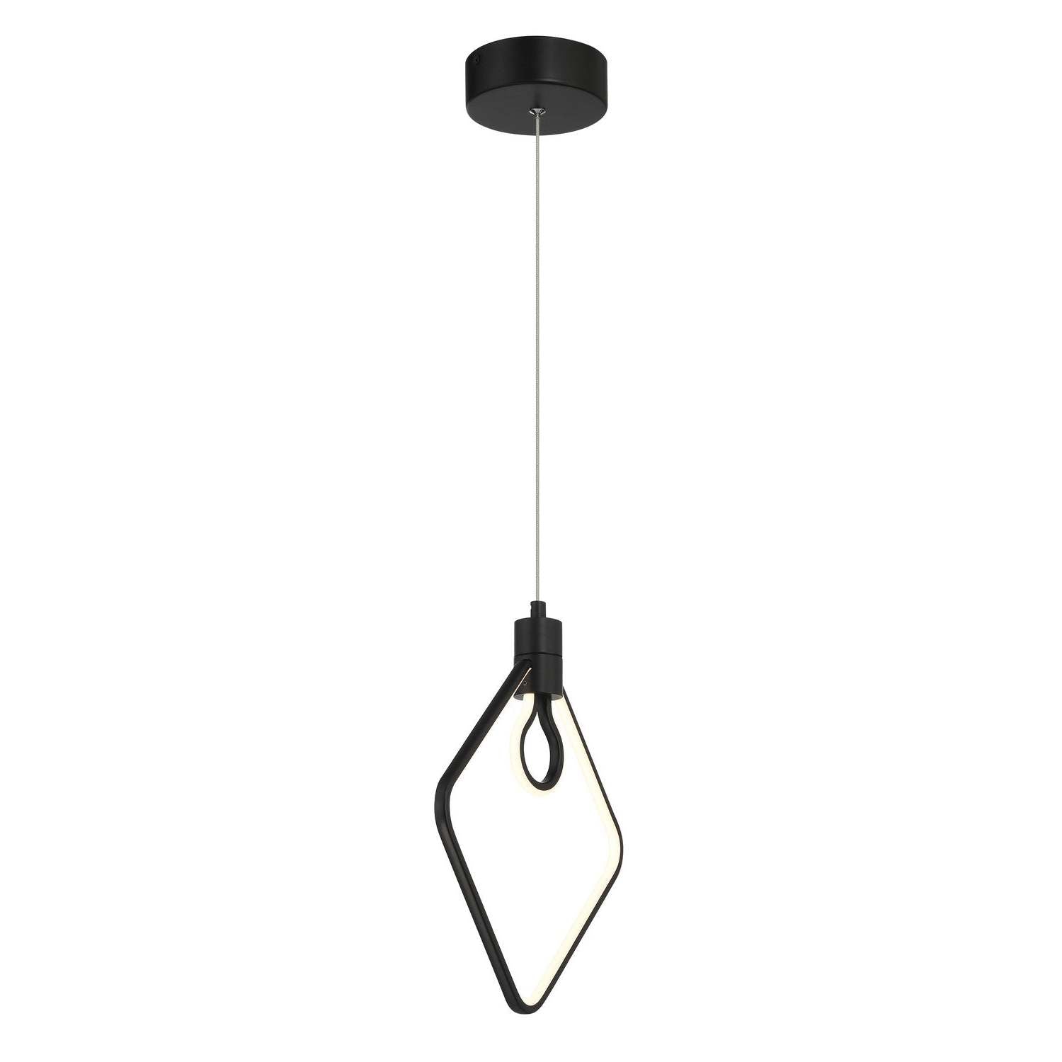 George Kovacs - P1904-66A-L - LED Pendant - Edison'S Outline - Coal