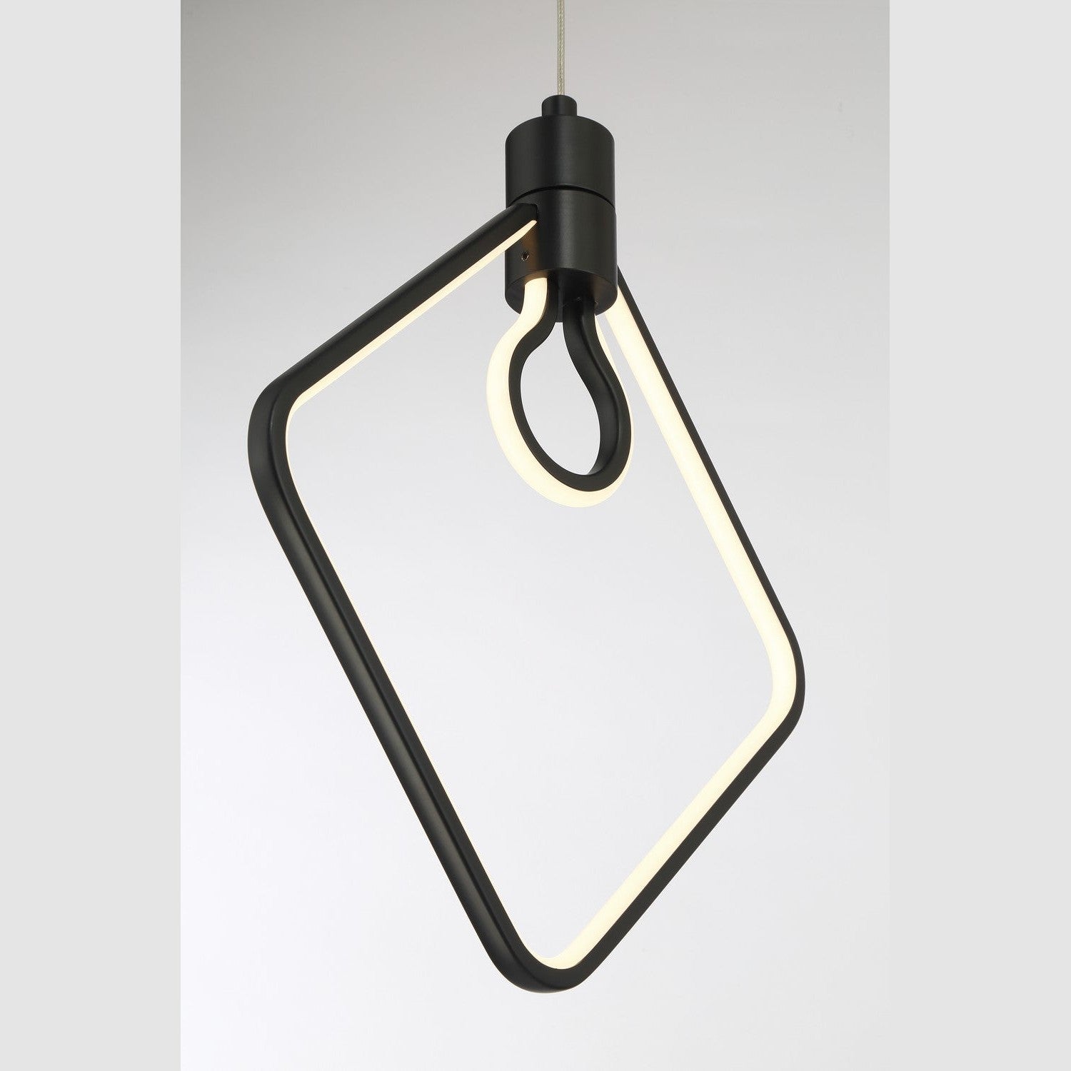 George Kovacs - P1904-66A-L - LED Pendant - Edison'S Outline - Coal
