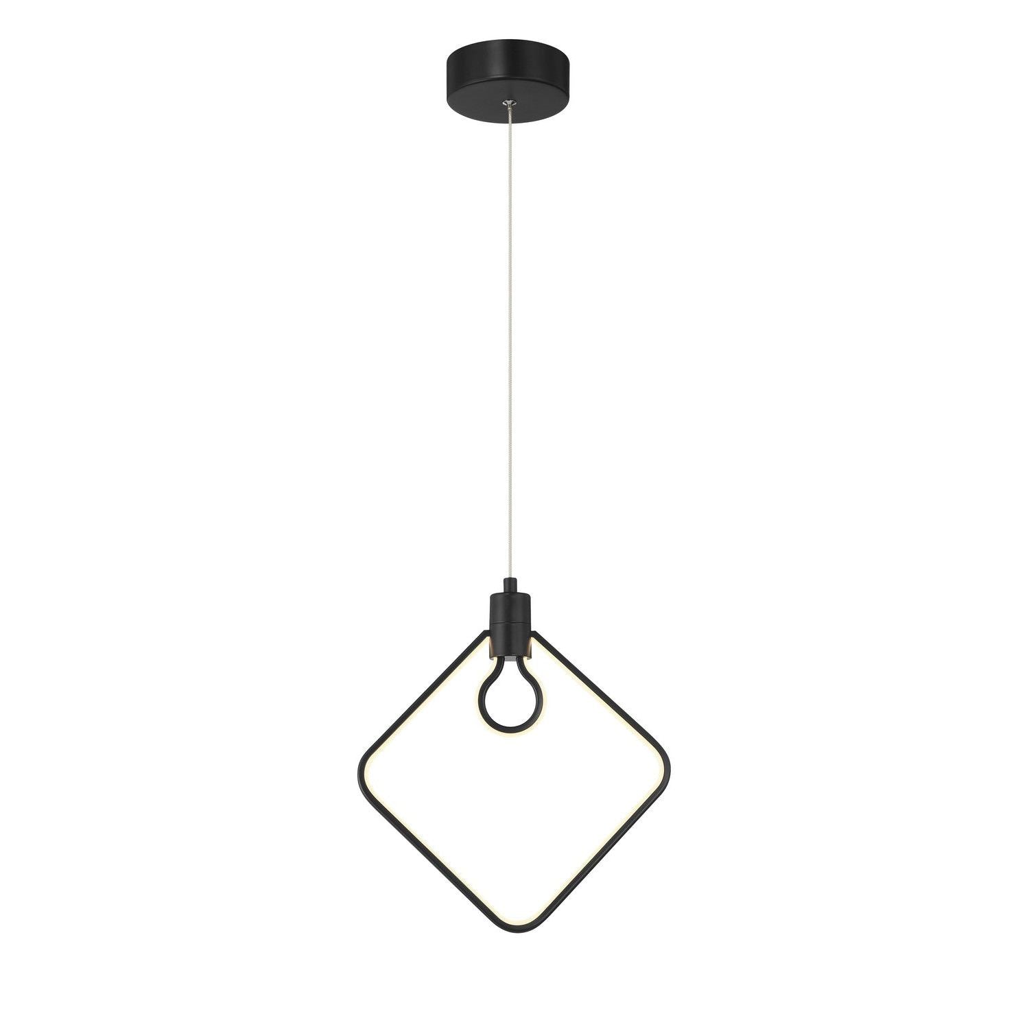 George Kovacs - P1904-66A-L - LED Pendant - Edison'S Outline - Coal