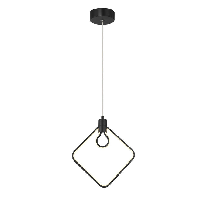 George Kovacs - P1904-66A-L - LED Pendant - Edison'S Outline - Coal