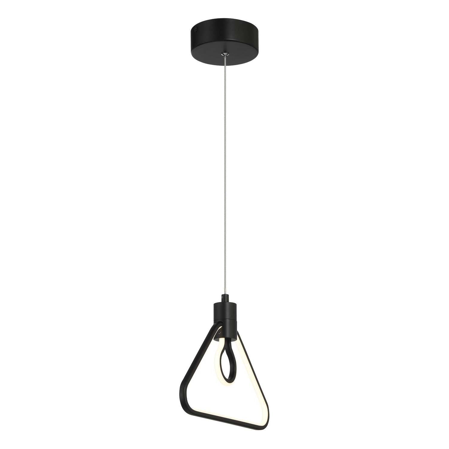 George Kovacs - P1905-66A-L - LED Pendant - Edison'S Outline - Coal