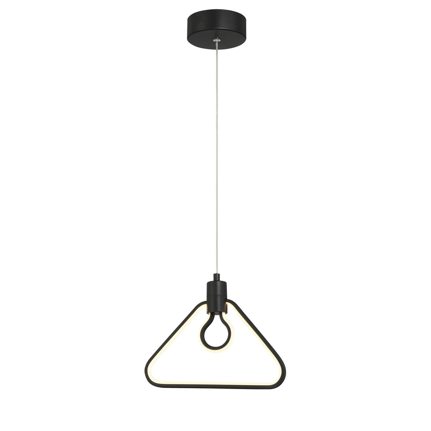 George Kovacs - P1905-66A-L - LED Pendant - Edison'S Outline - Coal