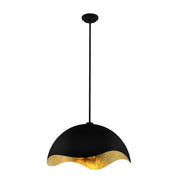 George Kovacs - P1915-711 - One Light Pendant - Eclos - Sand Coal W/Gold Leaf