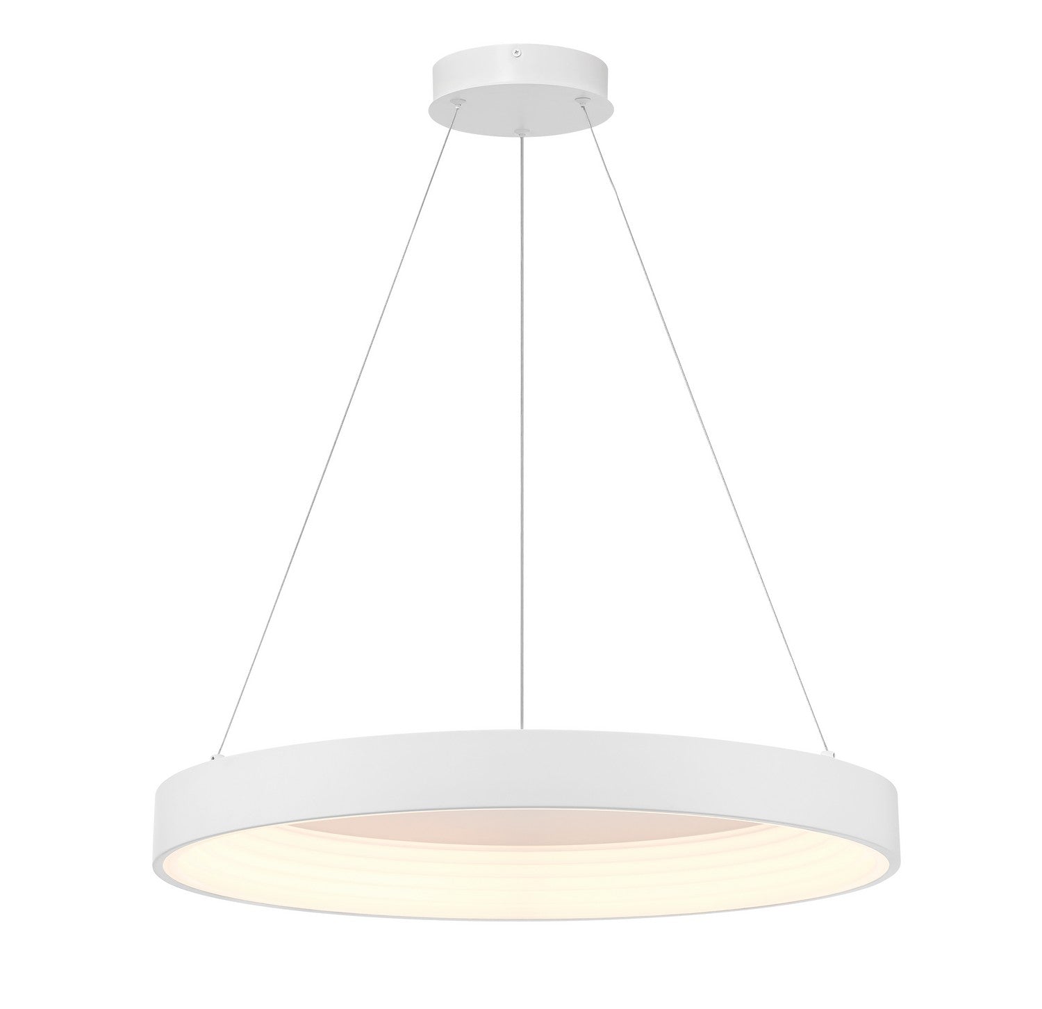 George Kovacs - P5555-44B-L - LED Pendant - Conc - Matte White