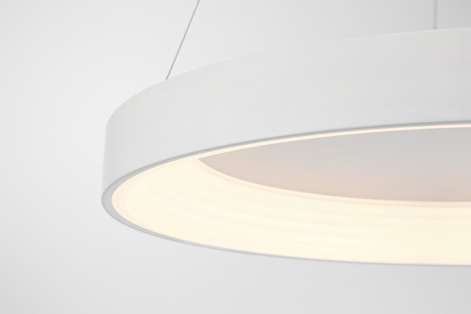 George Kovacs - P5555-44B-L - LED Pendant - Conc - Matte White