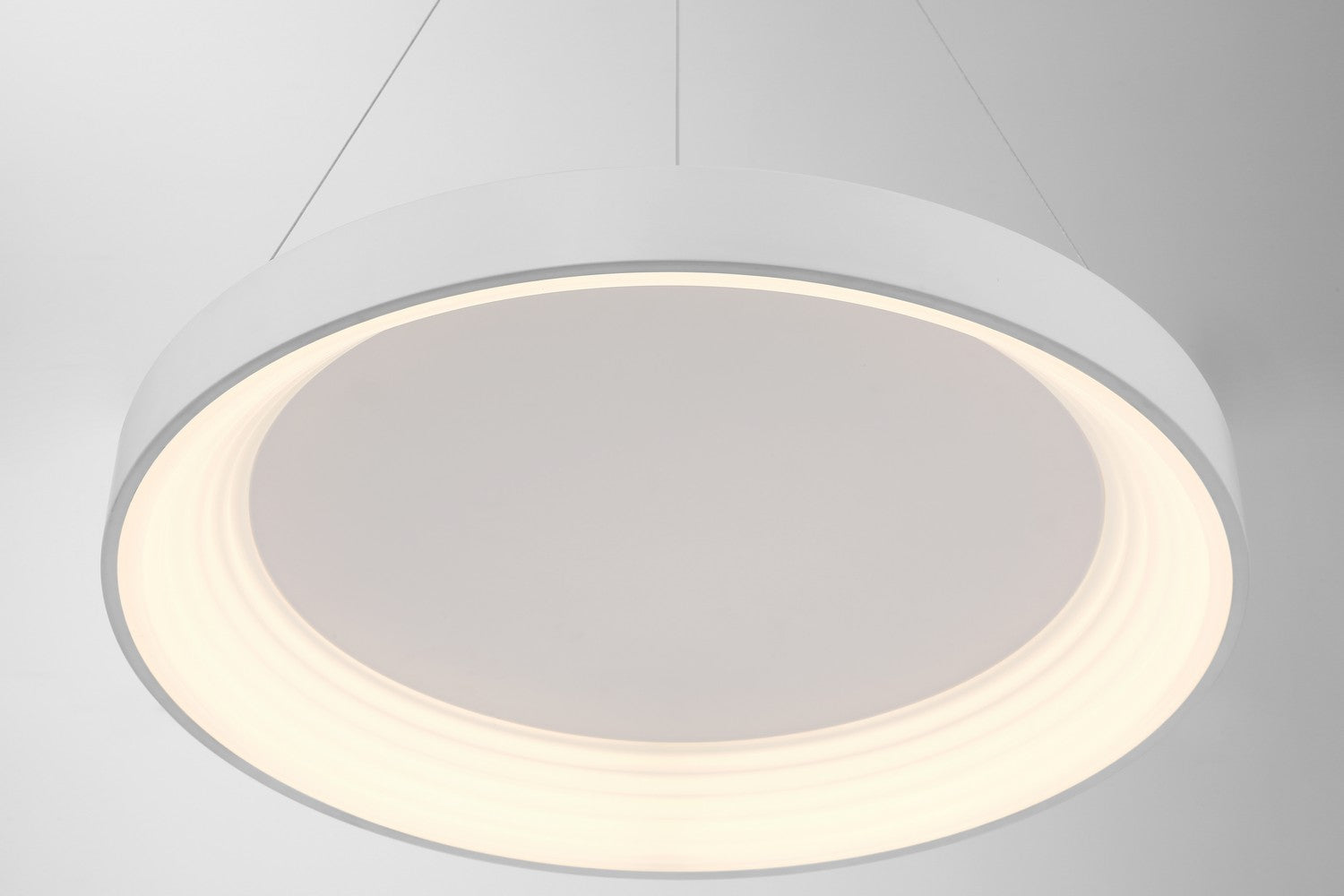 George Kovacs - P5555-44B-L - LED Pendant - Conc - Matte White
