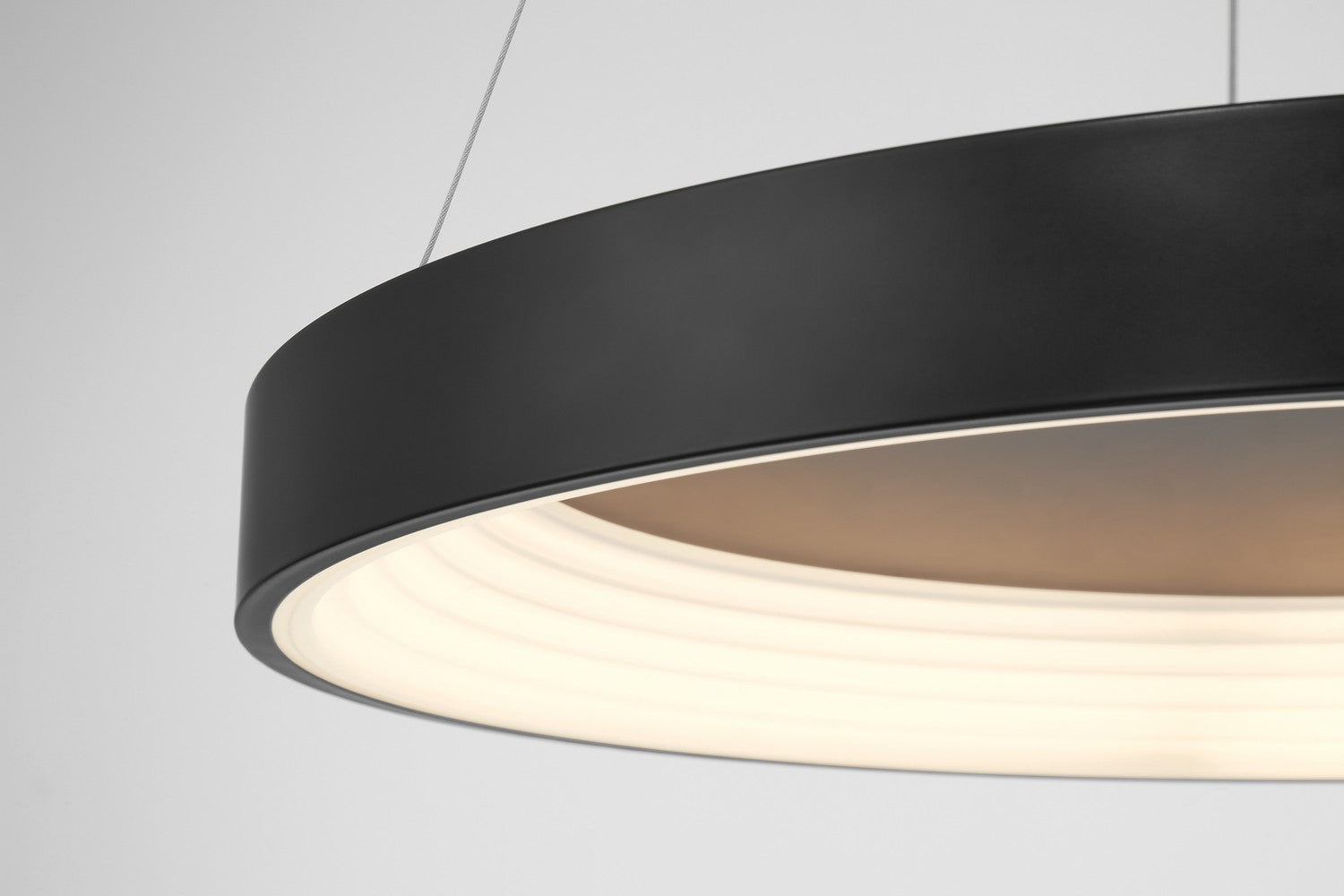 George Kovacs - P5555-66A-L - LED Pendant - Conc - Coal