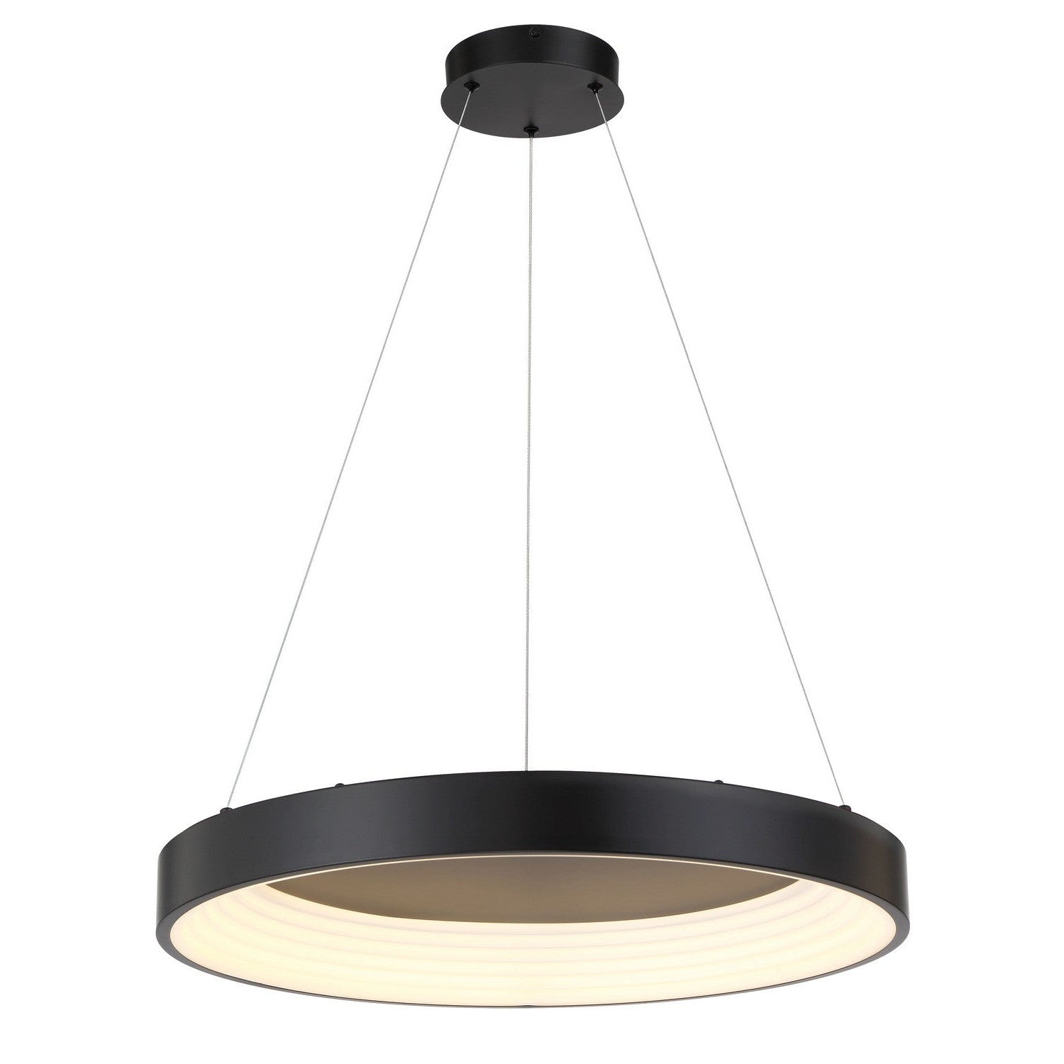 George Kovacs - P5555-66A-L - LED Pendant - Conc - Coal