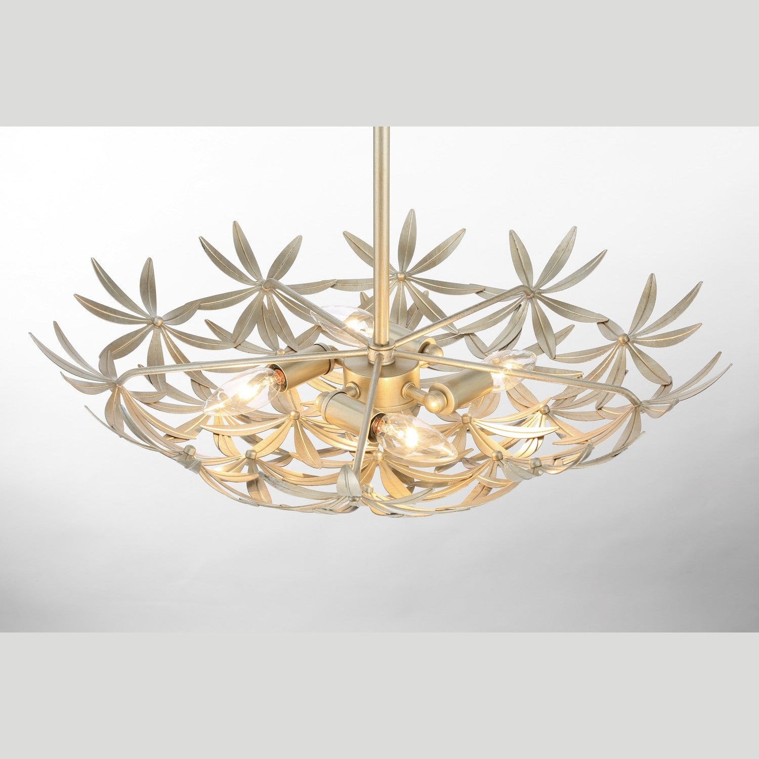 Minka-Lavery - 2146-735 - Four Light Pendant - Flower Child - Ambry Gold