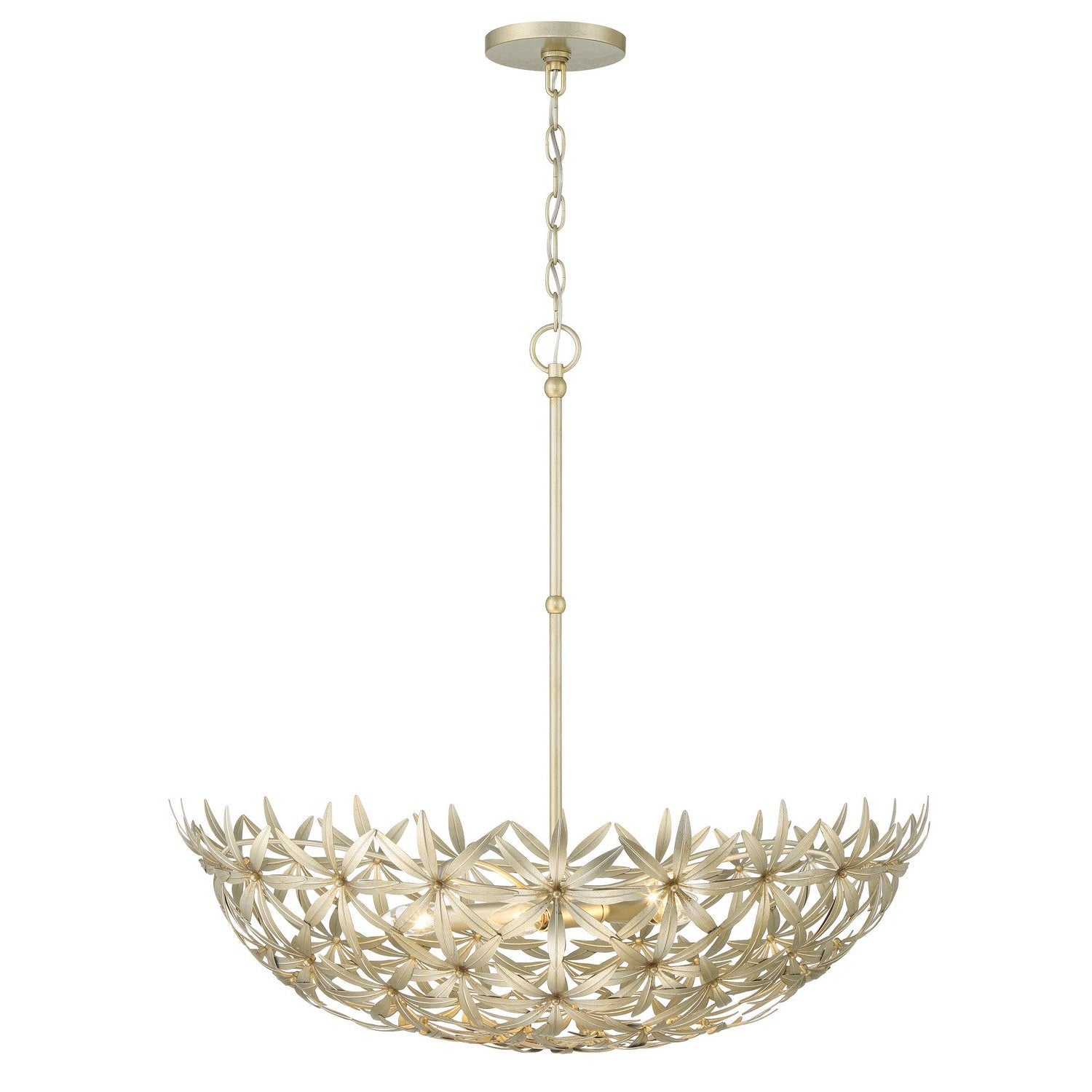 Minka-Lavery - 2148-735 - Five Light Pendant - Flower Child - Ambry Gold