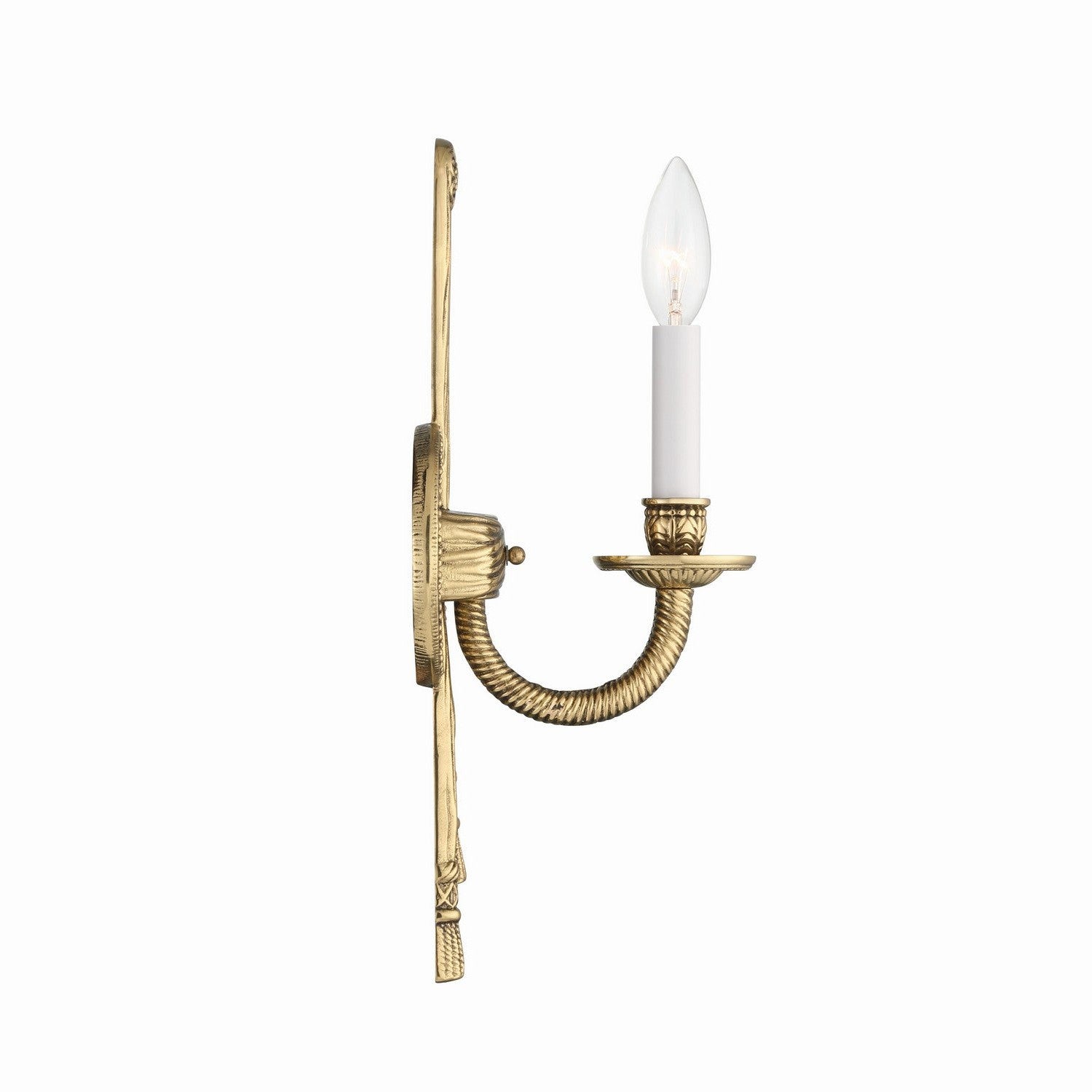 Crystorama - 651-OB - One Light Wall Sconce - Cast Brass Wall Mount - Olde Brass