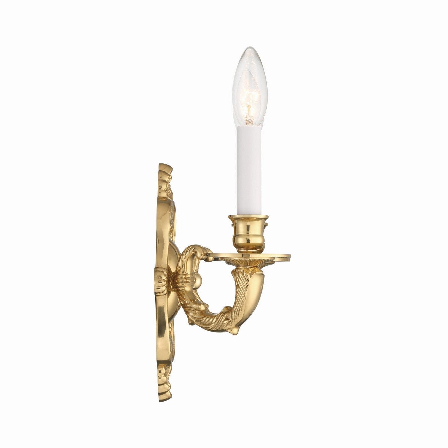 Crystorama - 642-PB - Two Light Wall Sconce - Cast Brass Wall Mount - Polished Brass
