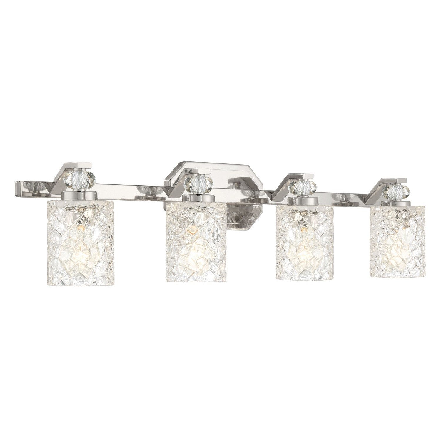 Minka-Lavery - 2614-77 - Four Light Bath Vanity - Crystal Kay - Chrome