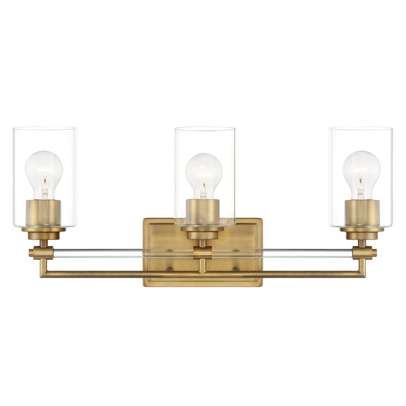 Minka-Lavery - 2643-575 - Three Light Bath Vanity - Binsly - Antique Noble Brass