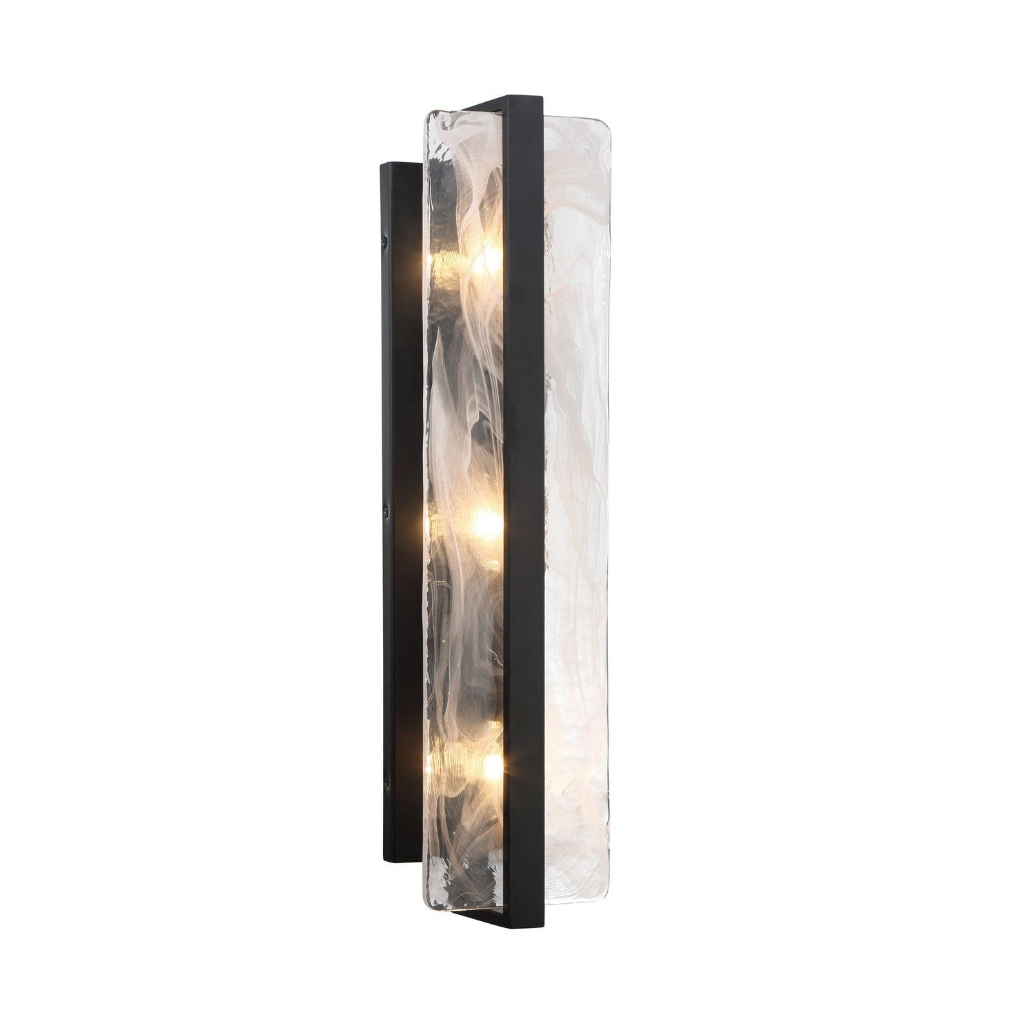 Minka-Lavery - 3615-66A - Three Light Wall Sconce - Cloud Break - Coal