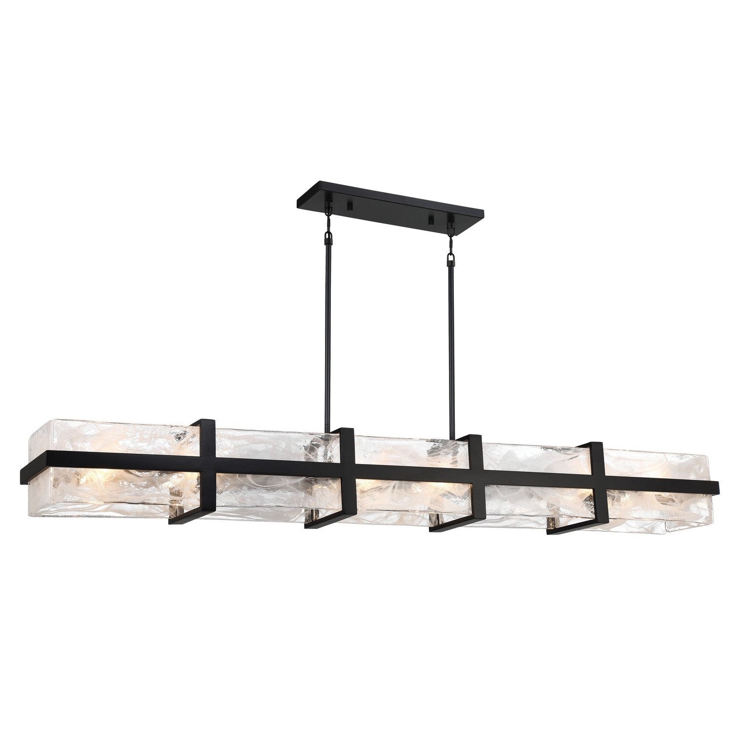 Minka-Lavery - 3618-66A - 12 Light Island Pendant - Cloud Break - Coal