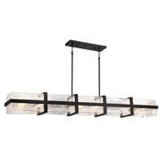Minka-Lavery - 3618-66A - 12 Light Island Pendant - Cloud Break - Coal