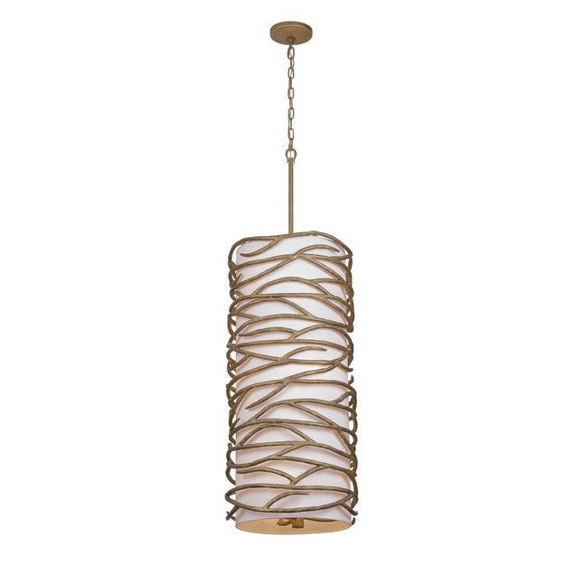 Minka-Lavery - 3716-788 - Nine Light Foyer Pendant - Branch Reality - Ashen Gold