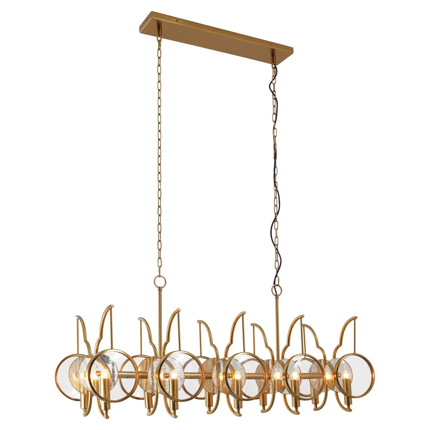 Minka-Lavery - 3817-863 - Ten Light Island Pendant - Into Focus - Artisan Brass
