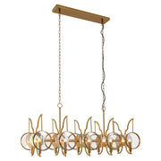 Minka-Lavery - 3817-863 - Ten Light Island Pendant - Into Focus - Artisan Brass