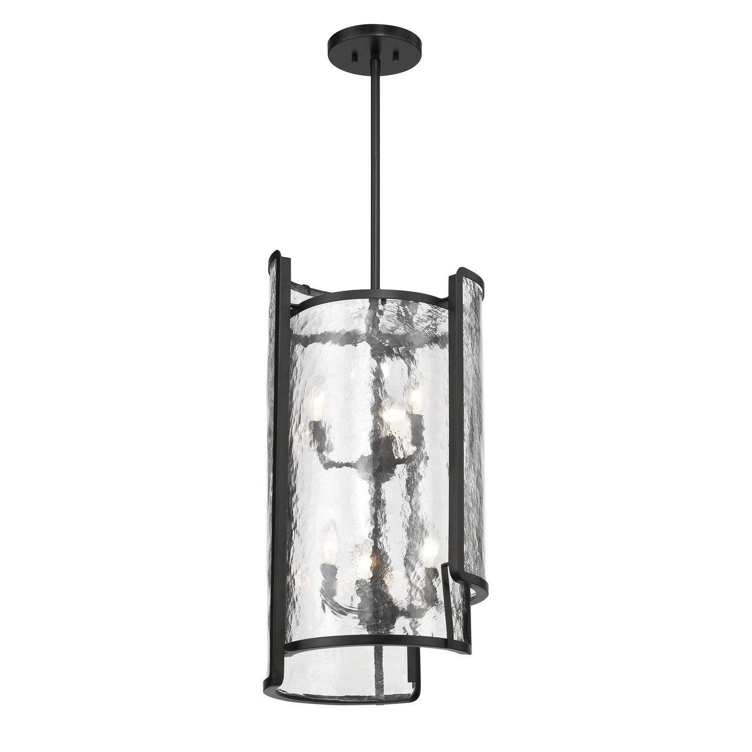 Minka-Lavery - 5266-66A - Six Light Foyer Pendant - Bella Collina - Coal