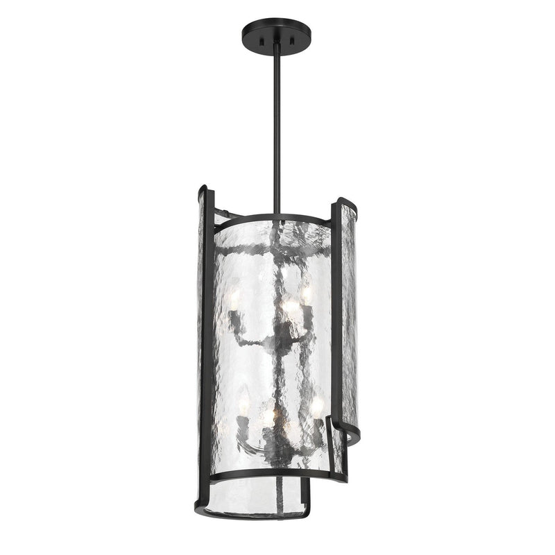 Minka-Lavery - 5266-66A - Six Light Foyer Pendant - Bella Collina - Coal