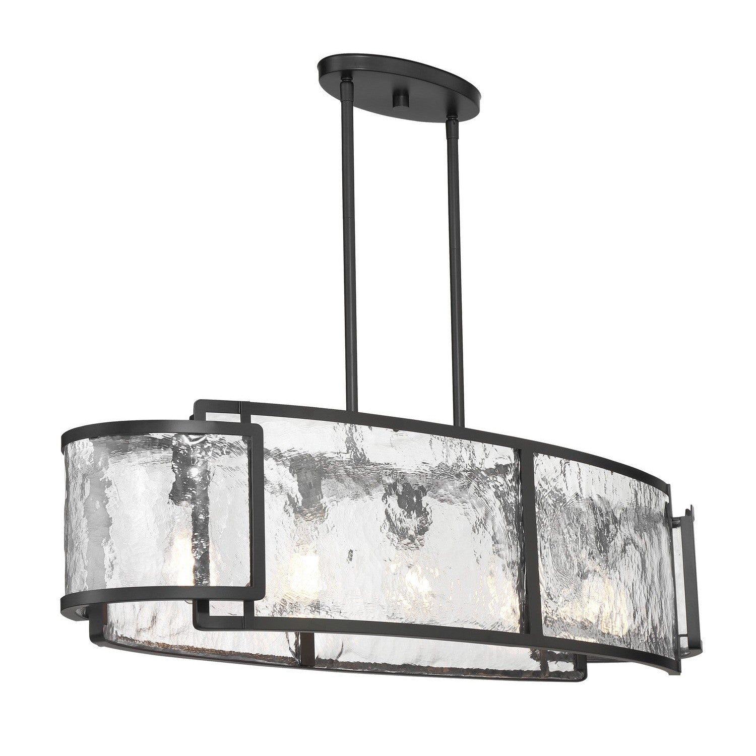 Minka-Lavery - 5268-66A - Five Light Island Pendant - Bella Collina - Coal