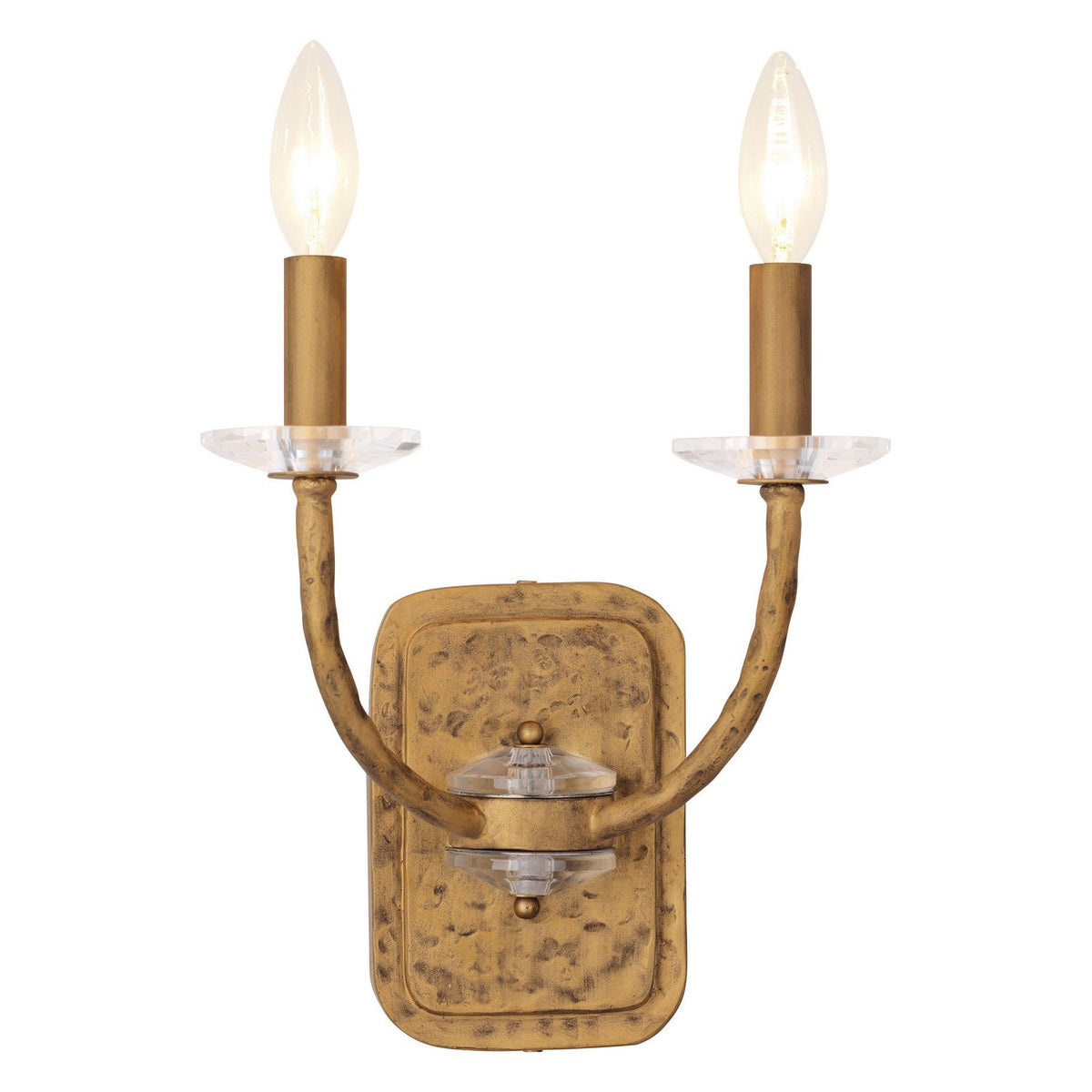 Minka-Lavery - 5282-788 - Two Light Wall Sconce - Atella - Ashen Gold