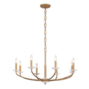 Minka-Lavery - 5287-788 - Eight Light Chandelier - Atella - Ashen Gold