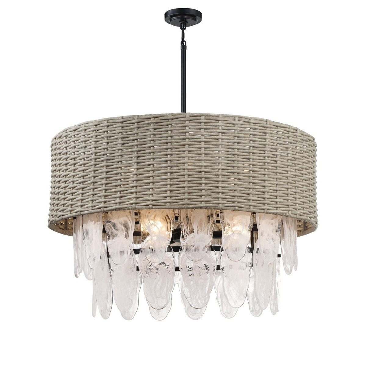 Minka-Lavery - 5297-66A - Nine Light Pendant - Breakers Isle - Coal