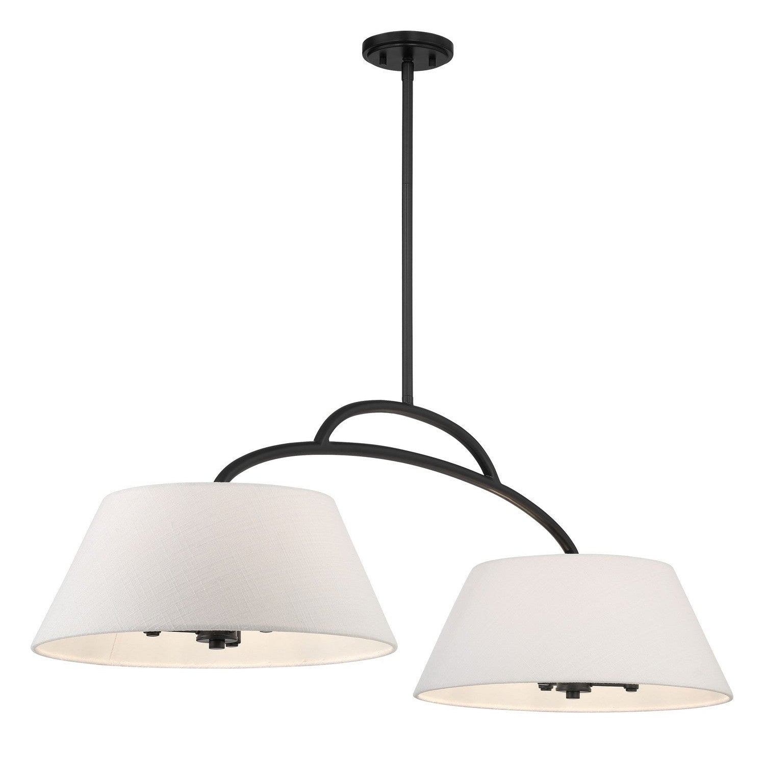 Minka-Lavery - 5398-66A - Six Light Island Pendant - Headington - Coal