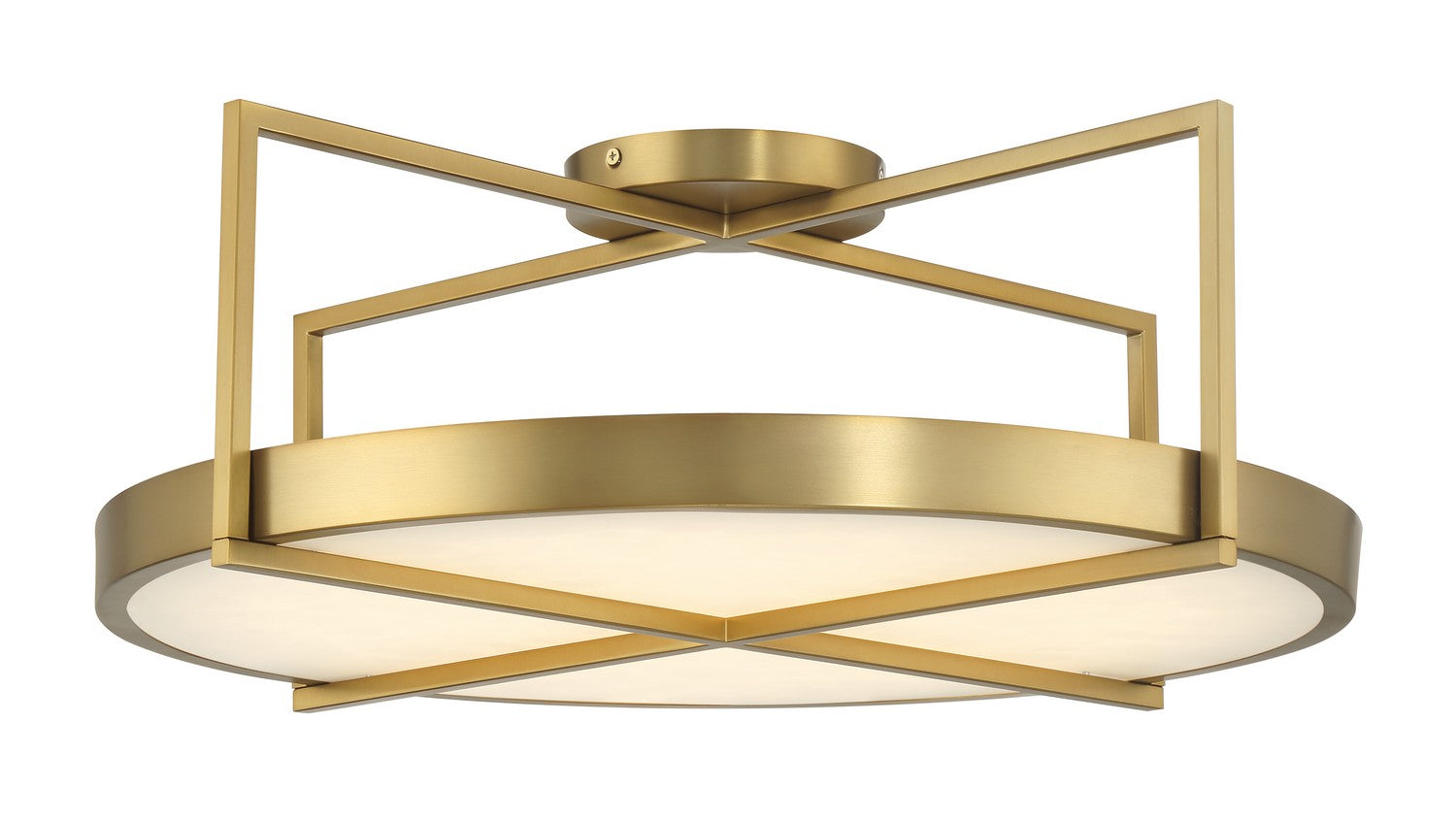 Minka-Lavery - 5617-695-L - LED Semi Flush Mount - Boada - Soft Brass