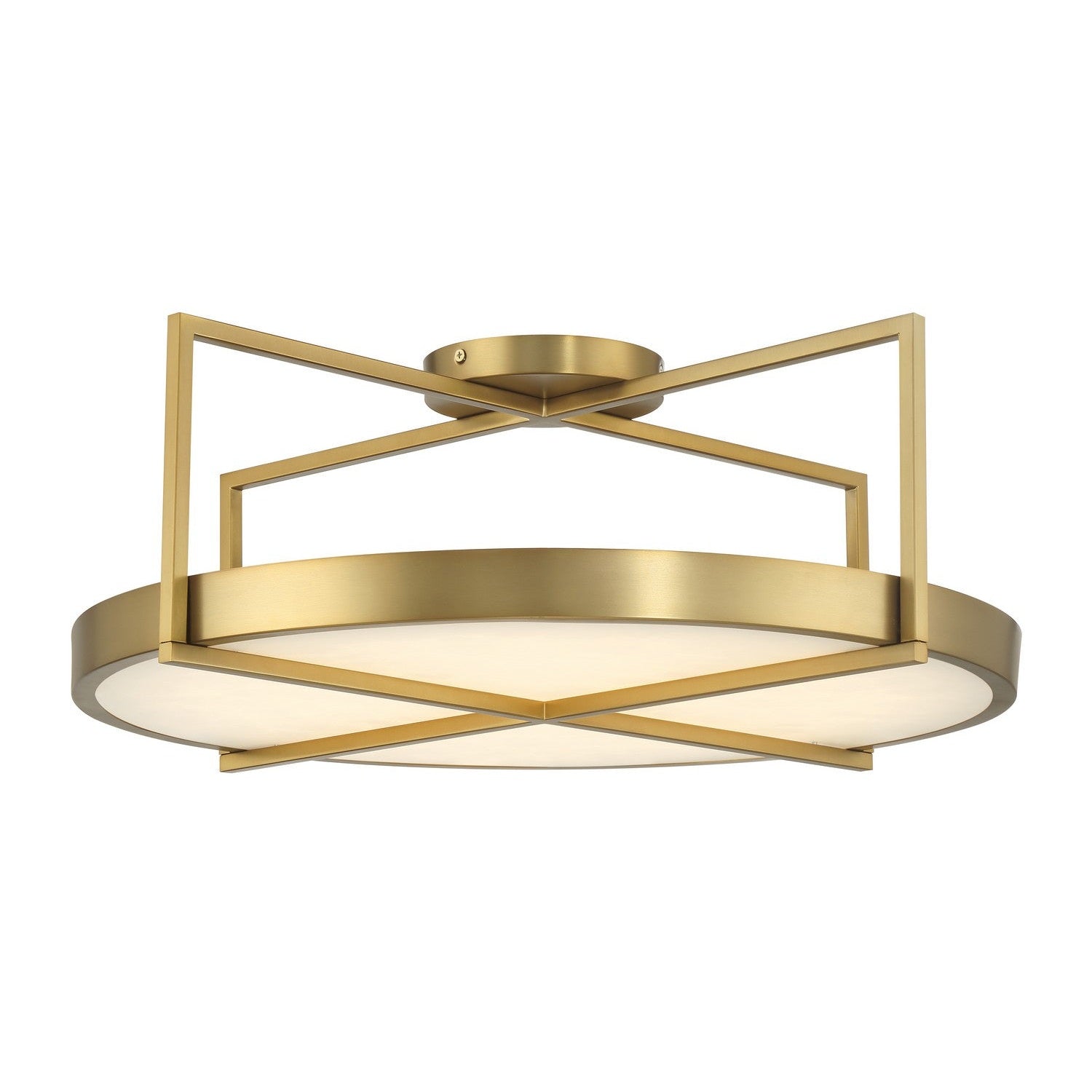 Minka-Lavery - 5617-695-L - LED Semi Flush Mount - Boada - Soft Brass