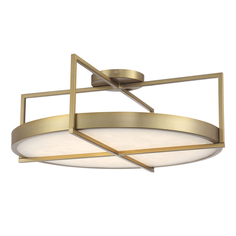 Minka-Lavery - 5617-695-L - LED Semi Flush Mount - Boada - Soft Brass