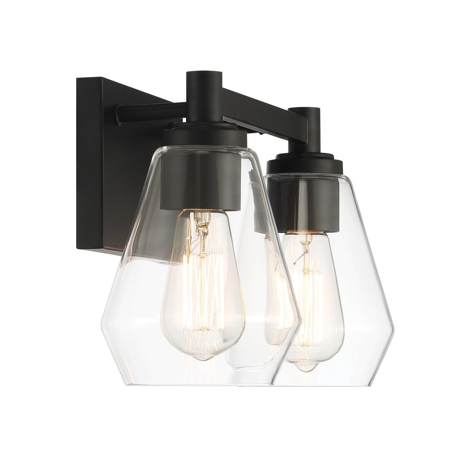 Minka-Lavery - 5702-66A - Two Light Bath Vanity - Clarity - Coal