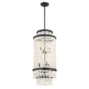 Minka-Lavery - 6704-66 - Six Light Foyer Pendant - Shimmering Elegance - Sand Coal
