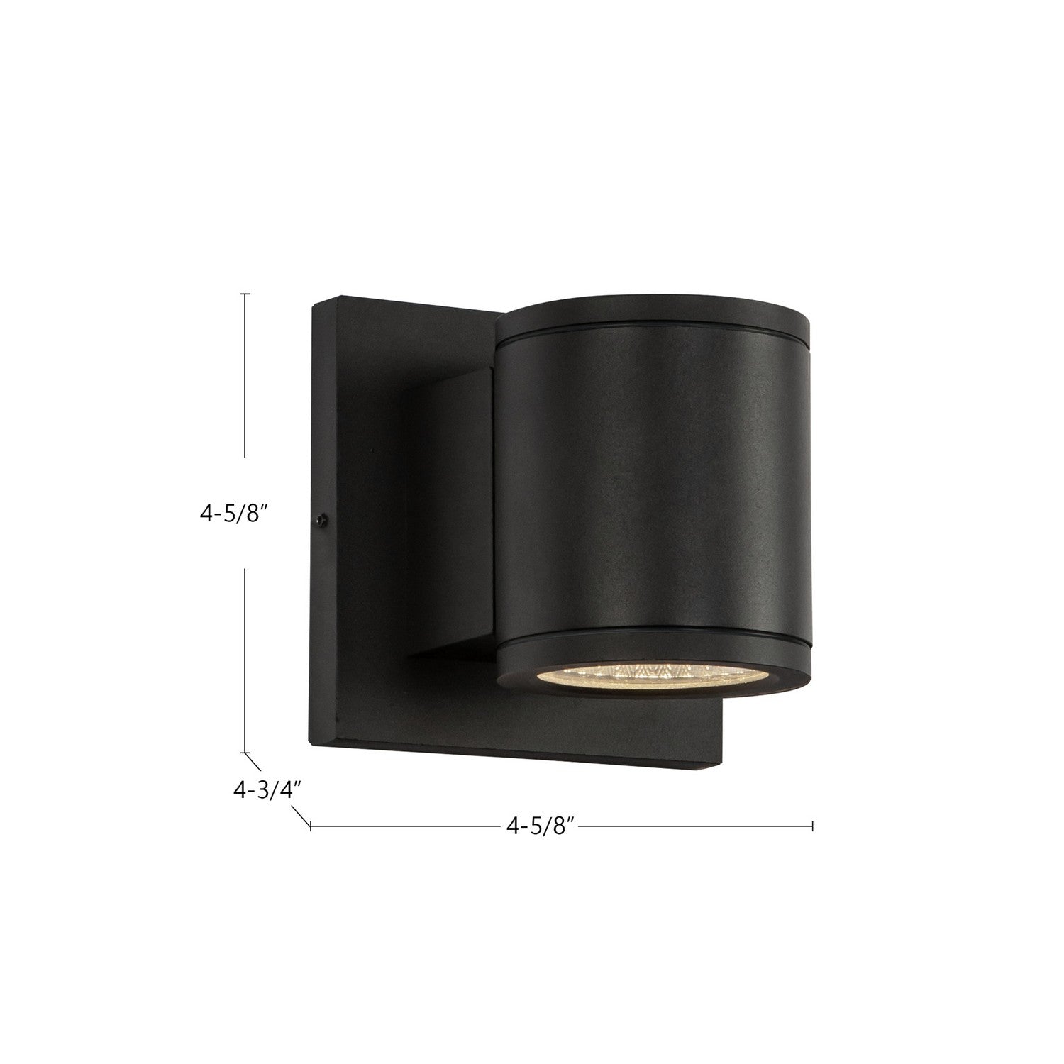 Kuzco Lighting - EW44204-BK-UNV - LED Exterior Wall Mount - Griffith - Textured Black